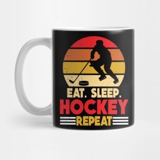 Eat Sleep Ice Hockey Repeat Mug